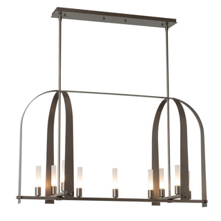 Triomphe Triomphe 9-Light Linear Pendant in Dark Smoke