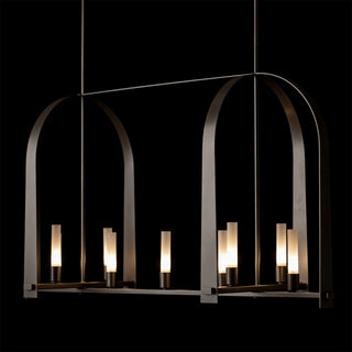 Triomphe Triomphe 9-Light Linear Pendant in Dark Smoke