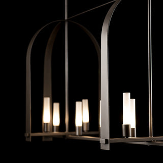 Triomphe Triomphe 9-Light Linear Pendant in Dark Smoke