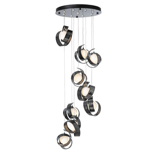 Riza Riza 9-Light Pendant in Ink