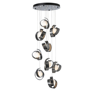 Riza Riza 9-Light Pendant in Ink