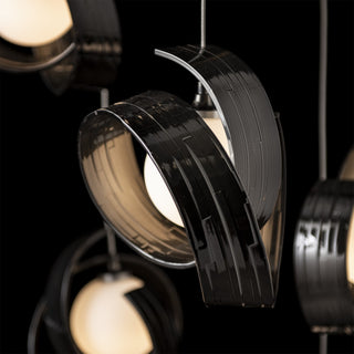 Riza Riza 9-Light Pendant in Ink