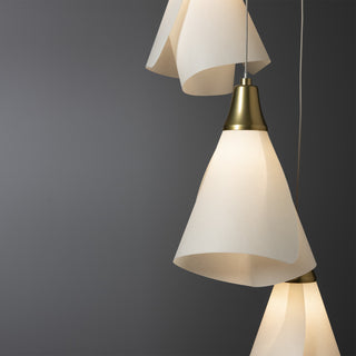 Mobius Mobius 5-Light Pendant in Modern Brass