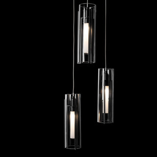Exos Glass Exos Glass 5-Light Pendant in Black