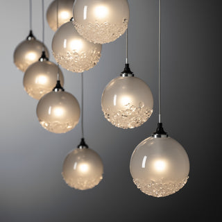 Fritz Fritz Globe 10-Light Pendant in Black