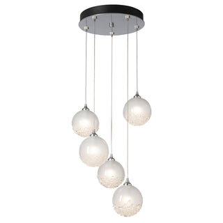 Fritz Fritz Globe 5-Light Pendant in Sterling