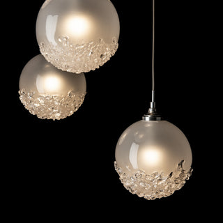 Fritz Fritz Globe 5-Light Pendant in Sterling