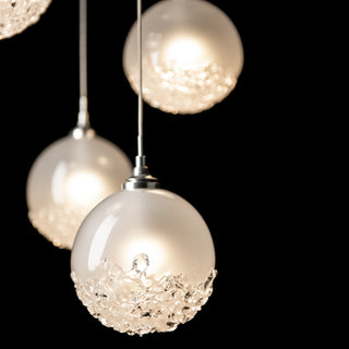 Fritz Fritz Globe 5-Light Pendant in Sterling