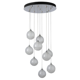 Fritz Fritz Globe 9-Light Pendant in Sterling