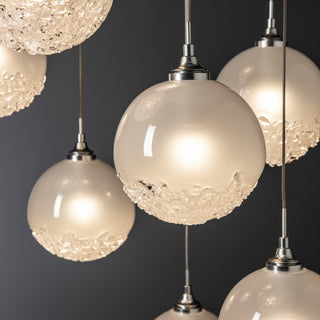 Fritz Fritz Globe 9-Light Pendant in Sterling