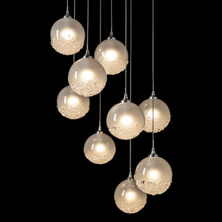 Fritz Fritz Globe 9-Light Pendant in Sterling