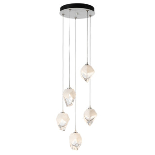 Chrysalis Chrysalis 5-Light Small Crystal Pendant in White