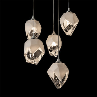Chrysalis Chrysalis 5-Light Small Crystal Pendant in White