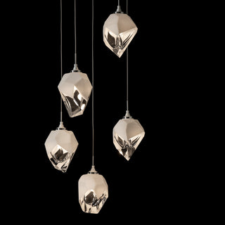 Chrysalis Chrysalis 5-Light Small Crystal Pendant in White