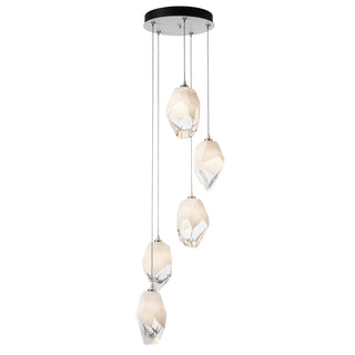 Chrysalis Chrysalis 5-Light Large Crystal Pendant in White