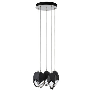 Chrysalis Chrysalis 5-Light Large Crystal Pendant in White