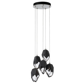 Chrysalis Chrysalis 5-Light Large Crystal Pendant in White