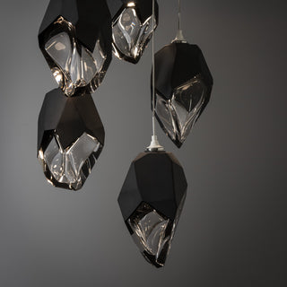 Chrysalis Chrysalis 5-Light Large Crystal Pendant in White