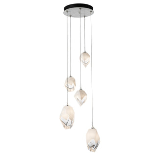 Chrysalis Chrysalis 5-Light Mixed Crystal Pendant in White