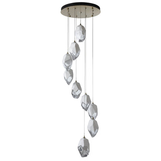 Chrysalis Chrysalis 9-Light Large Crystal Pendant in Modern Brass