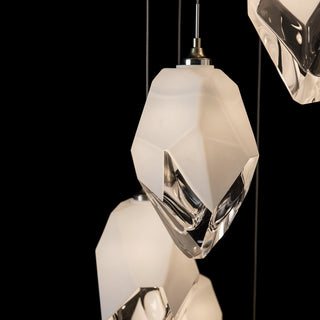 Chrysalis Chrysalis 9-Light Large Crystal Pendant in Modern Brass