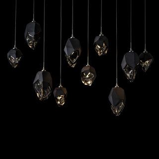 Chrysalis Chrysalis 10-Light Mixed Crystal Pendant in Sterling