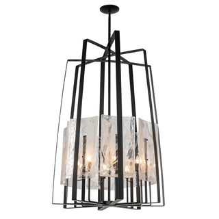 Arc Arc 8-Light Tall Pendant in Black