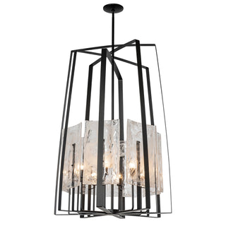 Arc Arc 8-Light Tall Pendant in Black