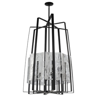 Arc Arc 8-Light Tall Pendant in Black