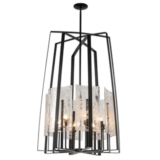 Arc Arc 8-Light Tall Pendant in Black