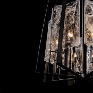 Arc Arc 8-Light Tall Pendant in Black