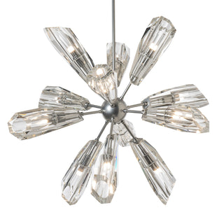 Luma Luma 12-Light Starburst Pendant in Sterling
