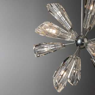 Luma Luma 12-Light Starburst Pendant in Sterling