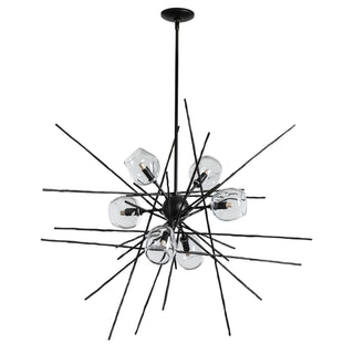 Griffin Griffin Starburst Pendant in Black