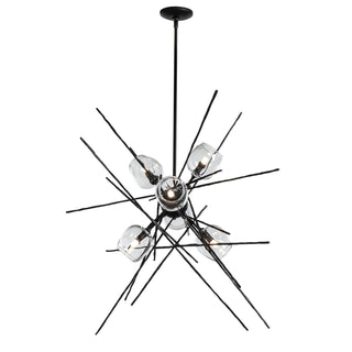 Griffin Griffin Starburst Pendant in Black