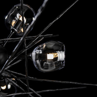 Griffin Griffin Starburst Pendant in Black