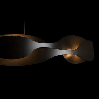 Waves Waves Pendant in Dark Smoke