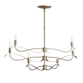 Willow Willow 6-Light Small Chandelier in Vintage Platinum