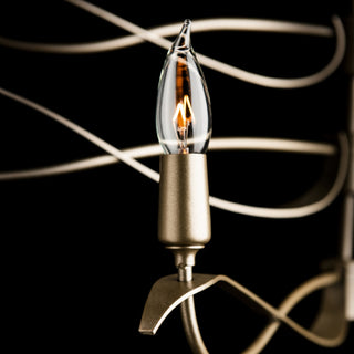 Willow Willow 6-Light Small Chandelier in Vintage Platinum