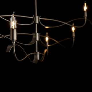 Willow Willow 6-Light Large Chandelier in Dark Smoke