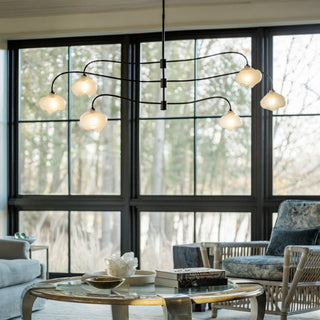 Ume Ume 6-Light Large Pendant in Black