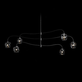 Ume Ume 6-Light Large Pendant in Black