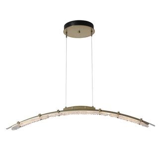 Glissade Glissade Large LED Pendant in Modern Brass