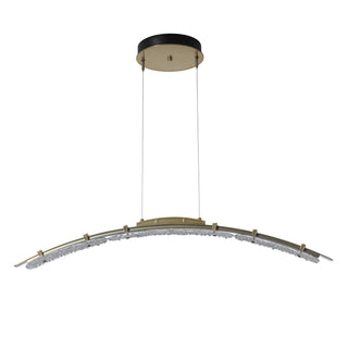 Glissade Glissade Large LED Pendant in Modern Brass