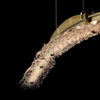 Glissade Glissade Large LED Pendant in Modern Brass