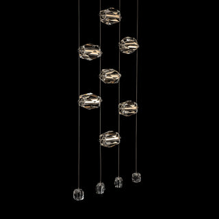 Gatsby Gatsby 9-Light LED Pendant in Modern Brass