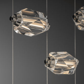 Gatsby Gatsby 9-Light LED Pendant in Modern Brass