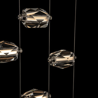 Gatsby Gatsby 9-Light LED Pendant in Modern Brass