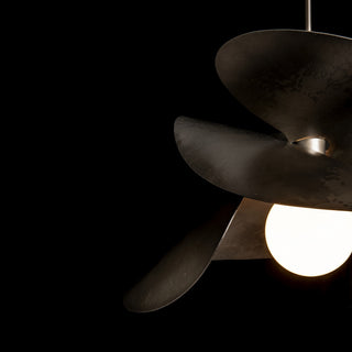 Hibiscus Hibiscus Large Pendant in Dark Smoke