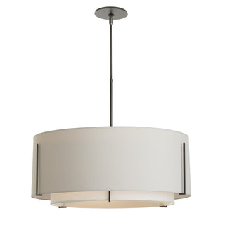 Exos Exos Large Double Shade Pendant in Natural Iron
